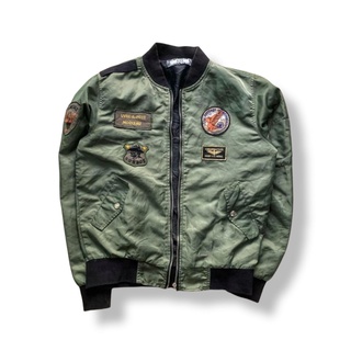 Military Bomber Jacket รอบอก 41”