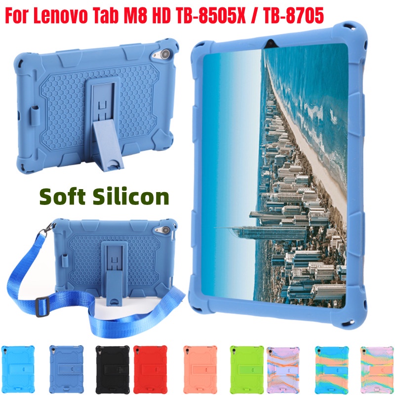 สําหรับ Lenovo Tab M8 HD TB-8505X ซิลิคอนกันกระแทก Kickstand เด็ก Cove Lenovo Tab M8 HD 8.0 นิ้ว TB-