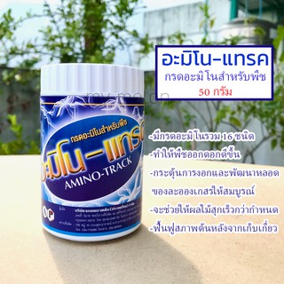 อะมิโน-แทรค กรดอะมิโนรวมสำหรับพืช มี Amino Acid 16 ชนิดและสารไซโตไคนินสำหรับพืชผักและผลไม้ทั่วไป