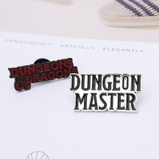 เข็มกลัด รูปเกม Phrase pins DUNGEON MASTER สไตล์พังก์ เครื่องประดับ สําหรับแฟนเกม ของขวัญ