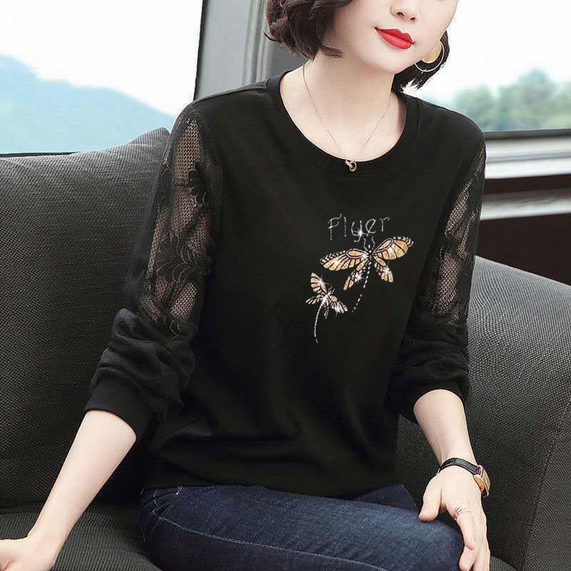 พลัสขนาดผู้หญิงเสื้อใหม่เกาหลีเกาหลีแขนสั้นรูปแบบแฟลช