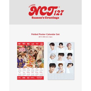 [แท้/พร้อมส่ง] โปสเตอร์ปฏิทิน NCT127 2022 Seasons Greetings Folded Poster Calendar