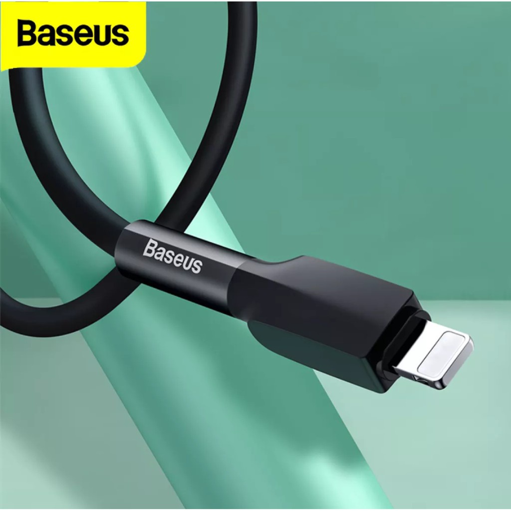 BASEUS สายชาร์จเร็ว Silica สายชาร์จไอโฟน USB Type C Fast Charge อุปกรณ์ชาร์จมือถือ For Samsung iPhone