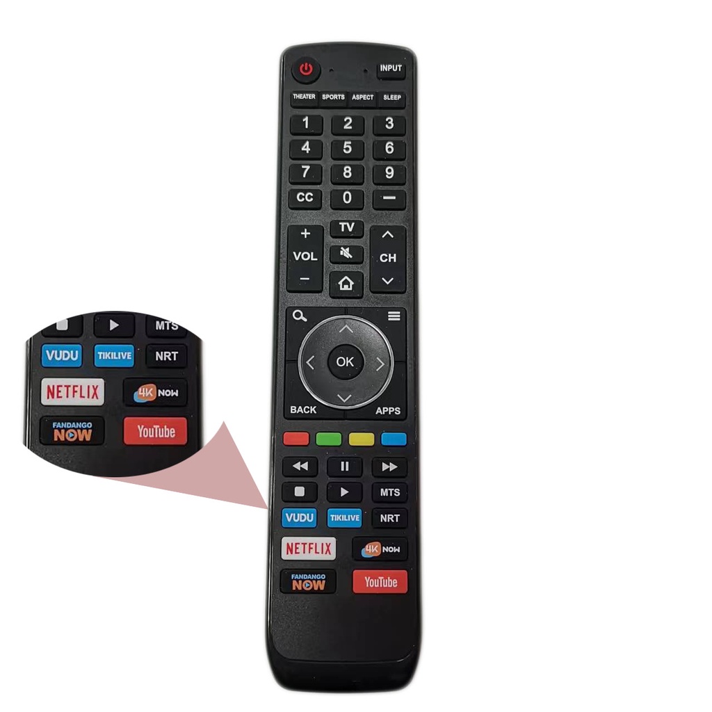 Sharp EN3R39S EN3R39H ทีวีรีโมทคอนโทรลสําหรับ Hisense Sharp LC-55Q7030U LC-55Q7040U LC-55Q620U LC-55