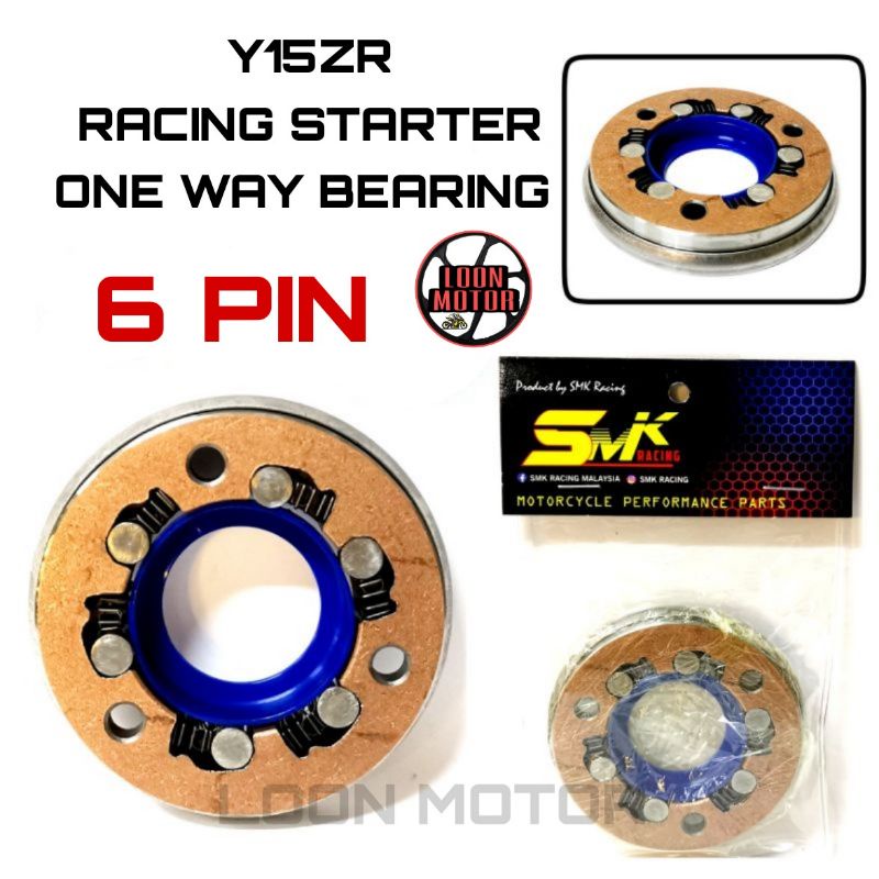 Y15ZR RACING STARTER ONE WAY BEARING 6 PIN - SMK RACING