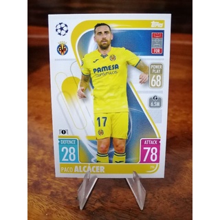 การ์ดฟุตบอล Match Attax 2021/22 UEFA Champions League ทีม VILLARREAL