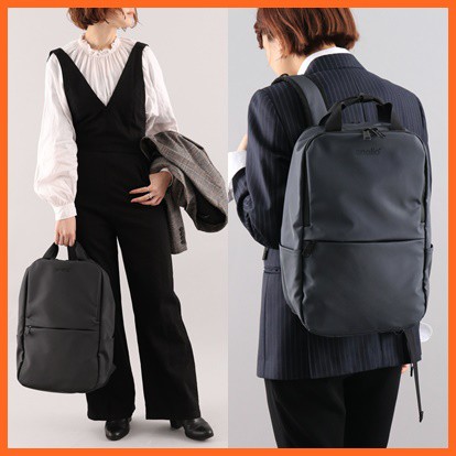 anello NESS BACKPACK 10 pockets PVC leather กระเป๋าเป้สะพายหลัง ผ้าPVCกันน้ำ กระเป๋าแนวธุรกิจ วัยทำงาน