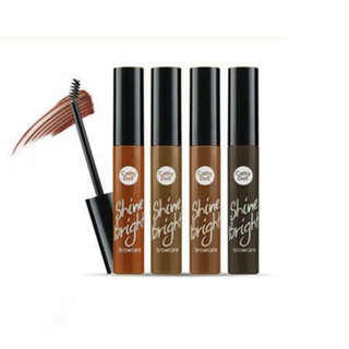 ของแท้/พร้อมส่ง✅ Cathy Doll Shine Bright Browcara เคที่ด อลล์ ไชน์ไบร์ทบราวคาร่า ตัวใหม่ ใช้งานง่าย กันน้ำ