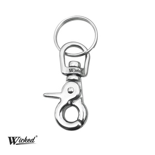 Wicked ตะขอเกี่ยว Swivel Eye Trigger Snap Hook สแตนเลส 316 ขนาด 2 5/8” สำหรับดำน้ำ