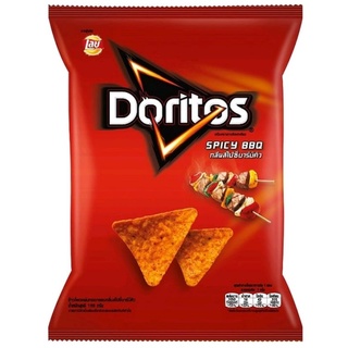 ข้าวโพดแผ่นทอดกรอบรสบาร์บีคิวแซ่บซี๊ด Doritos Tortilla Spicy BBQ 75g