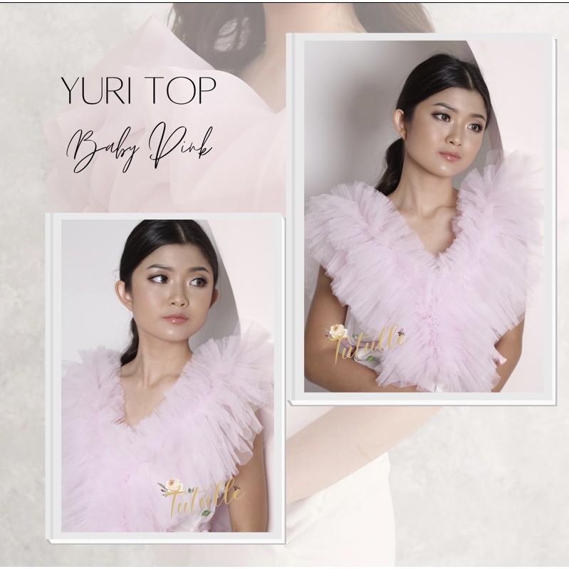 Tutulle Yuri Ruffle Tulle Top / Ruffle Tile / Ruffle Makeup / Ruffle MUA
