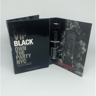 น้ำหอม Vial Carolina Herrera 212VIP Black 1.5ml ของแท้