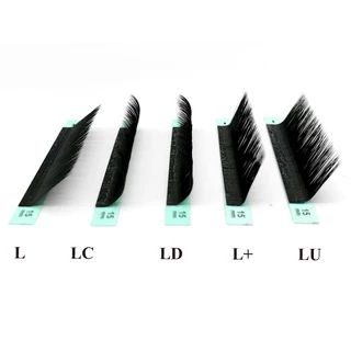 NATUHANA 0.07mm ชนิด L L+ LC LD LU ขนตาต่อ ขนมิ้ง ชนิดเส้นขนตาดำ ธรรมชาติ ขนตาปลอมขนมิ้ง