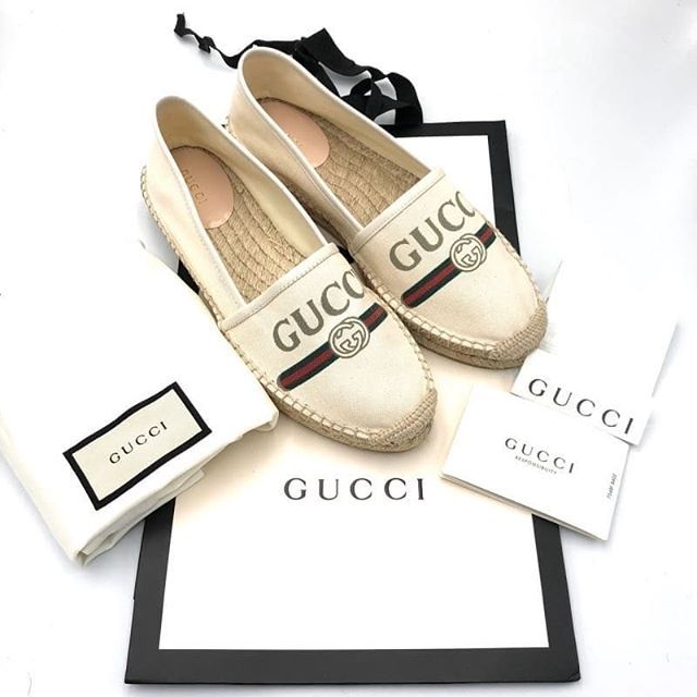 NEW Gucci Espradrilles size 38 full set with rec.copy europe 18,500฿