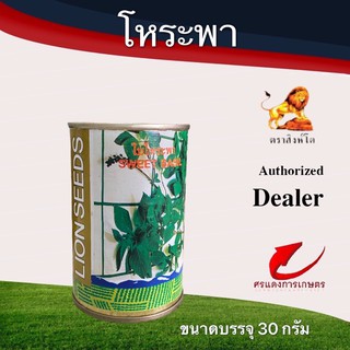 เมล็ดพันธุ์ โหระพาสิงห์โต 1/4 ป.30g