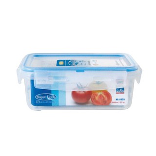 กล่องอาหารเหลี่ยม 1 ลิตร SUPER ลิตรOCK 6855  FOOD CONTAINER SUPER LOCK 6855 1L RECTANGLE