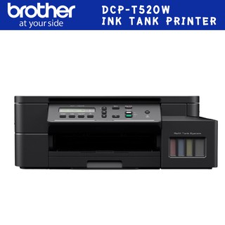 เครื่องพิมพ์มัลติฟังก์ชันอิงค์แท็งก์ Brother DCP-T520W Ink Tank Printer / Print, Scan, Copy /   Wi-Fi Direct