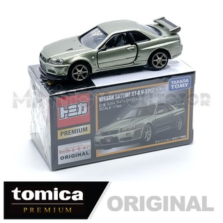 รถเหล็กTomica (ของแท้) Tomica Premium Original Nissan Skyline GT-R V-SPECII Nur