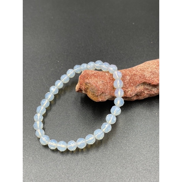 white glass beads 6 MM