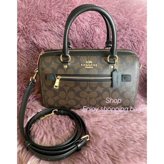Coach rowan satchel ทรงหมอน