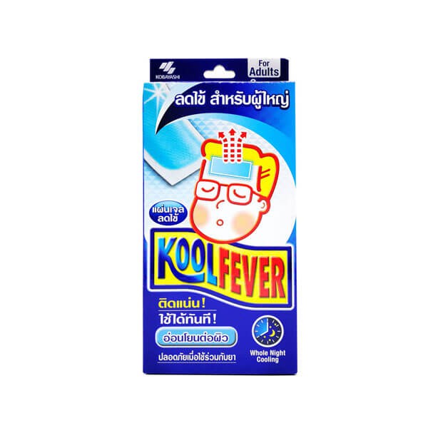 Kool Fever แผ่นเจลลดไข้สำหรับผู้ใหญ่
