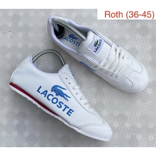 Lacoste รองเท้าผ้าใบผูกเชือก