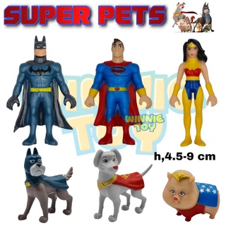 ฟิกเกอร์ โมเดล ฮีโร่ ดีซี ซุปเปอร์ เพ็ท super pets 6 แบบ