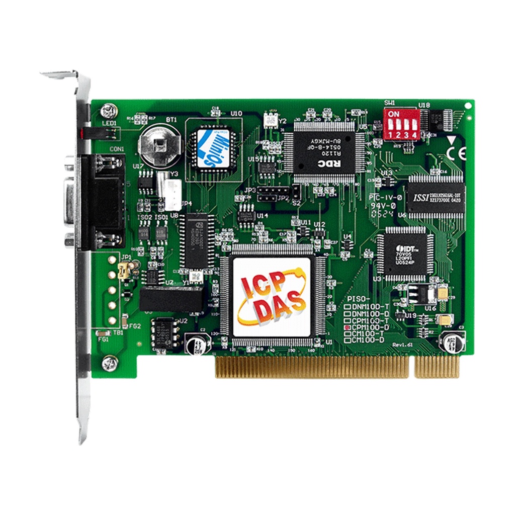 ICP DAS PISO-CPM100 1 พอร์ตอัจฉริยะ CANopen Master (สากล) บอร์ด PCI