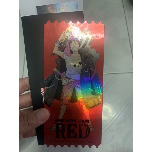 การ์ดCollectibal ticket SF One piece film red yuiyui0008 ThaiPick