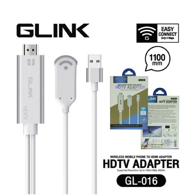 MiraScreen HDTV Adapter Wireless ต่อภาพ จากมือถือ เข้า TV แบบไร้สาย Support Smartphone Tablet or Win