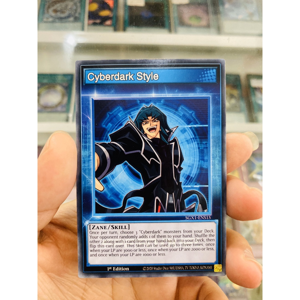 การ์ด YugiOh! รหัส SGX1-ENS15 - Cyberdark Style (Skill Card) - Common - รุ่นที่ 1