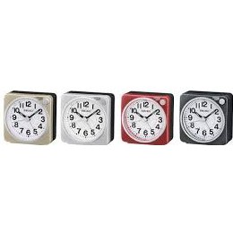นาฬิกาปลุก ไซโก้ ( Seiko ) เสียงติ๊ด พรายน้ำ เรืองแสง เดินเรียบ รุ่น QHE196 (มีคลิปสาธิตเสียง)