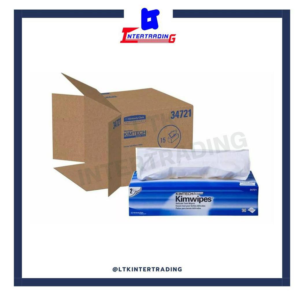 ยกลัง*กระดาษเช็ดเลนส์ KIMTECH SCIENCE* KIMWIPES* Delicate Task Wipers 2-ply (บรรจุ 15กล่อง/ลัง) 3472