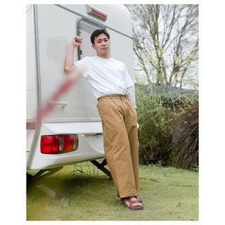 Lp.043 กางเกงขายาวผู้ชาย Boy Pants สี Caramel