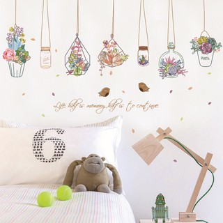 50x70 cm.สติ๊กเกอร์ใส ติดผนังบ้าน Wallsticker Home Decor