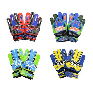 ถุงมือผู้รักษาประตู FBT ถุงมือโกว์ Goalkeeper Gloves GG-3 คละสี