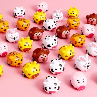 [Random Style] Cute Animal Friction Toys/ Mini Pull Back Vehicles Toys Set/ Parent-Child Interactive Toys