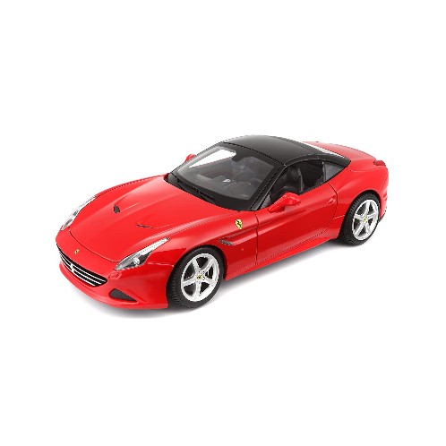 รถโมเดลสะสมงานคุณภาพ Bburago 18-16003 Ferrari California T (Closed Top) สีแดง อัตราส่วน 1:18