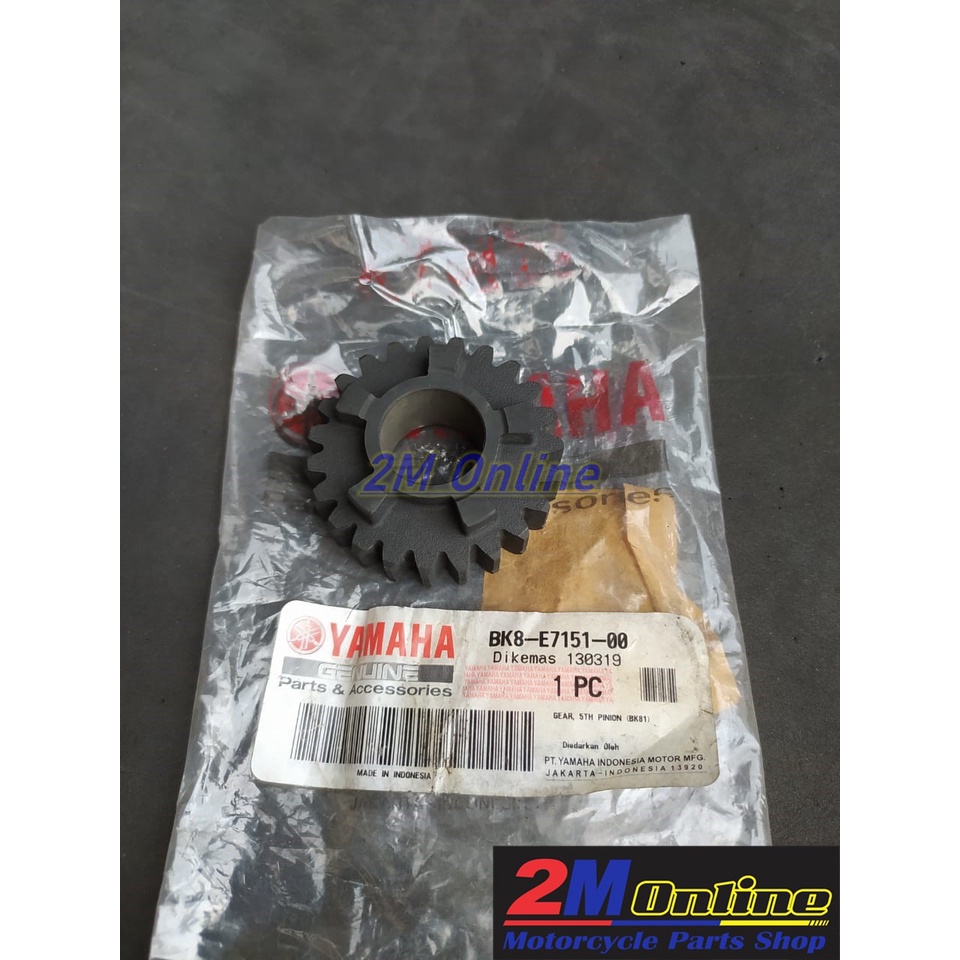 BK8-E7153-00 เกียร์ 5th Pinion Vixion R Ori YGP