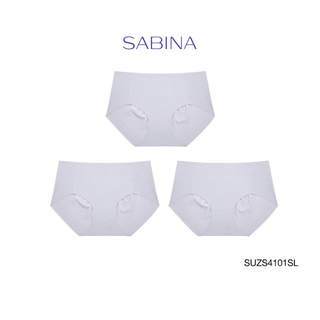 Sabina กางเกงชั้นใน (Set 3 ชิ้น) (ทรง Bikini) Seamless รุ่น Panty Zone รหัส SUZS4101SL สีเทาอ่อน