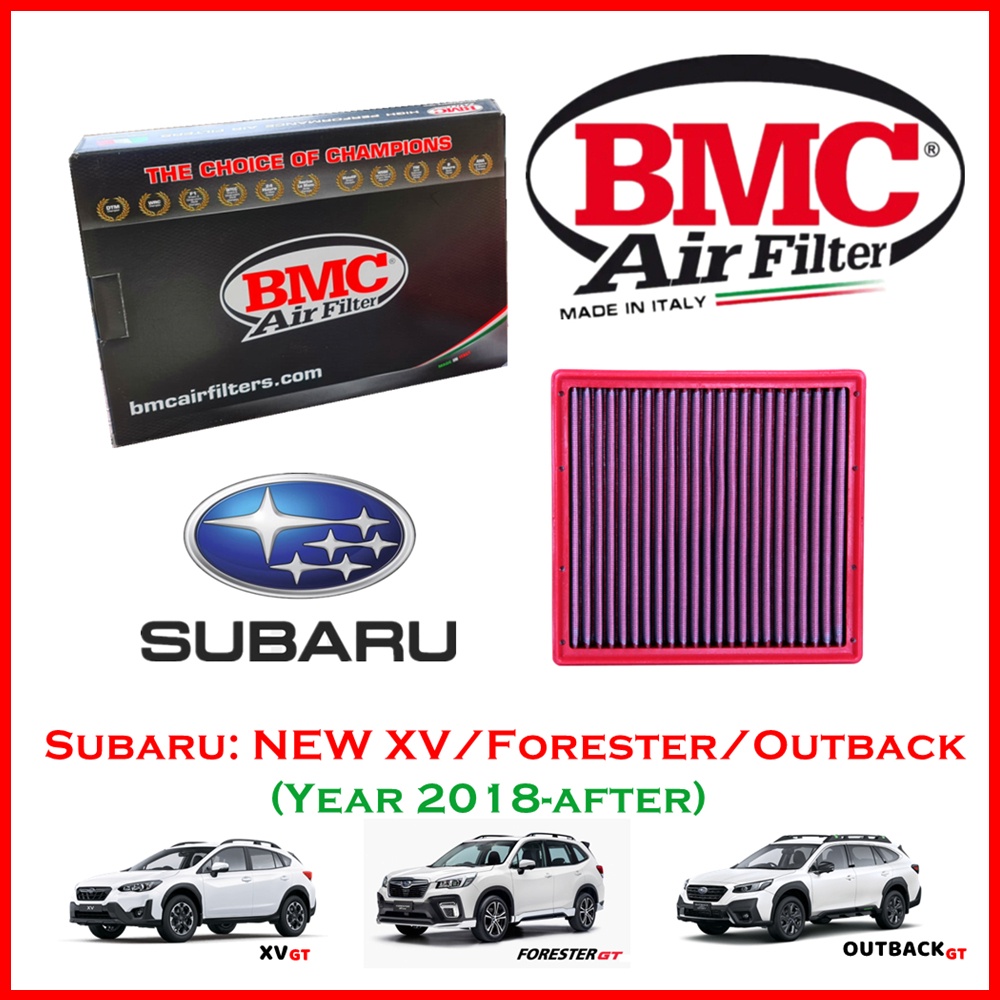 BMC Airfilters® (ITALY) กรองอากาศแต่ง สำหรับ [Subaru: NEW XV / Forester / Outback 2018-ปัจจุ]