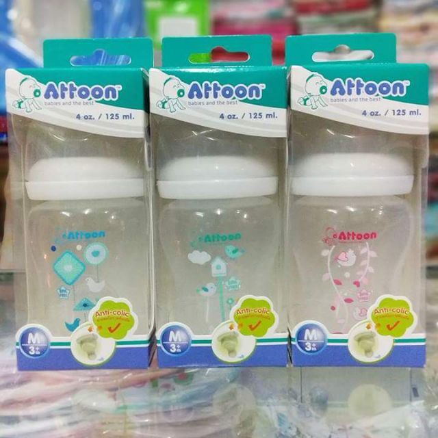 ขวดนม 4 ออนซ์ attoon รุ่น NLB/Hygienic Safe