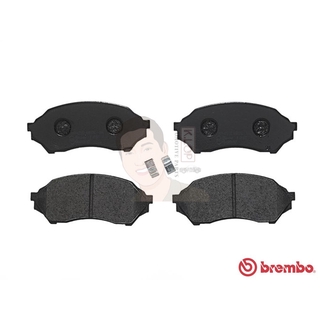 P49 027B ผ้าเบรก F (แท้ BREMBO รุ่น Black) MAZDA โปรทิเจ Protégé 1.6 ปี1998-&gt;/Ford เทยีร่า Laser Tierra 1.6 1998-2004