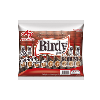 Birdy 3in1 เบอร์ดี้ 3อิน1 โรบัสต้า ขนาด 15.5ก. แพ็ค 60ซอง