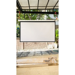 iScreen Motor 150 นิ้ว 16:9 จอโปรเจคเตอร์ screen projector จอมอเตอร์ไฟฟ้า(74 x 131inch)(187 x 332cm)พร้อมชุดรีโมทคอนโทรล