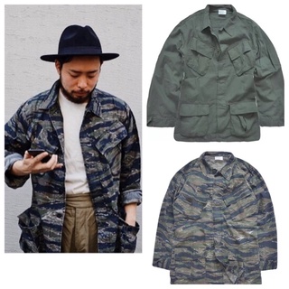 แจ็คเก็ตTCU เสื้อทหารวินเทจ(เป๋าเฉียง) เสื้อทหารERDLสงครามเว…
