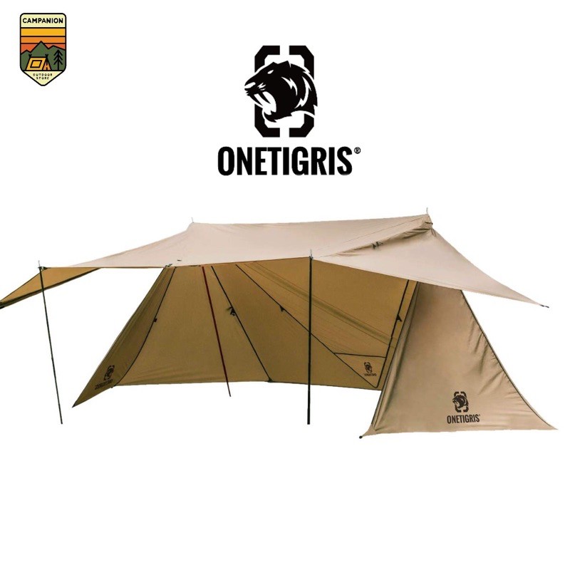 Onetigris Roc Shield Bushcraf Tent เต็นท์วันไทกริส ลักษณะเปิดโล่ง *มีประกัน (CE-BHS04-CB)