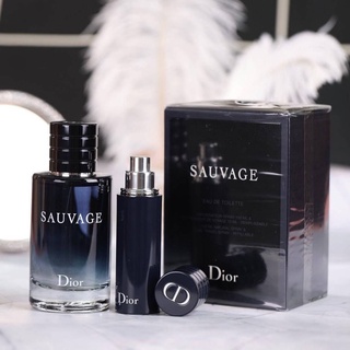 เซ็ตน้ำหอม Dior Sauvage EDT 100ml + Travel Spray 10ml.