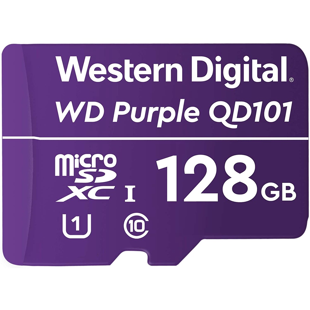 WD 128GB MICRO SD PURRPLE WDD128G1P0C  (Warranty 3Y)