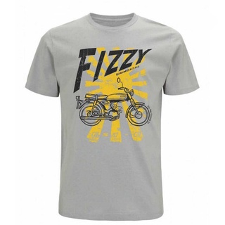 เสื้อยืดสีขาวเสื้อยืด Fizzy Yamaha FS1E. รถจักรยานยนต์คลาสสิก. ไบค์เกอร์S-4XL